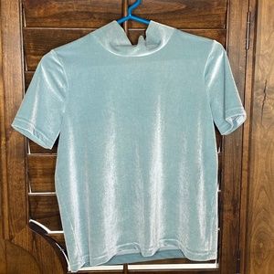 Velvet top from Madewell